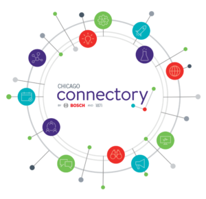Connectory logo with featured icons.